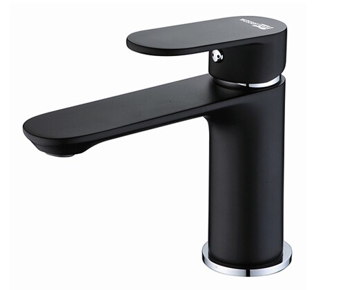 Смеситель для раковины WasserKraft Elbe 7403 черный Soft-touch