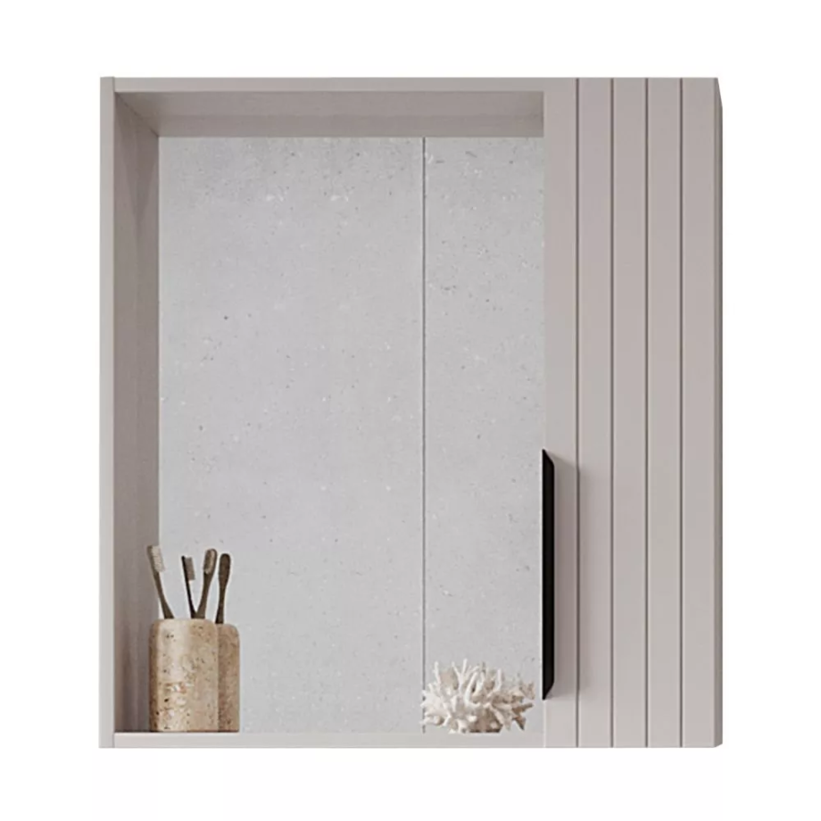 Зеркало-шкаф Viant Сицилия 80 R капучино