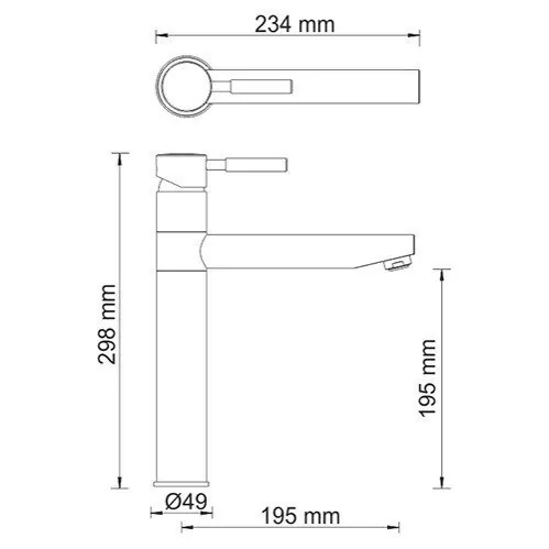 Смеситель для кухни WasserKraft A8137 светлая бронза