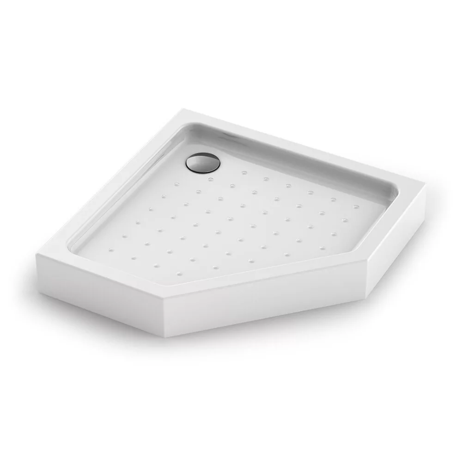 Поддон для душа Veconi TZ53-100-C5 100х100 пятиугольный, акриловый, белый