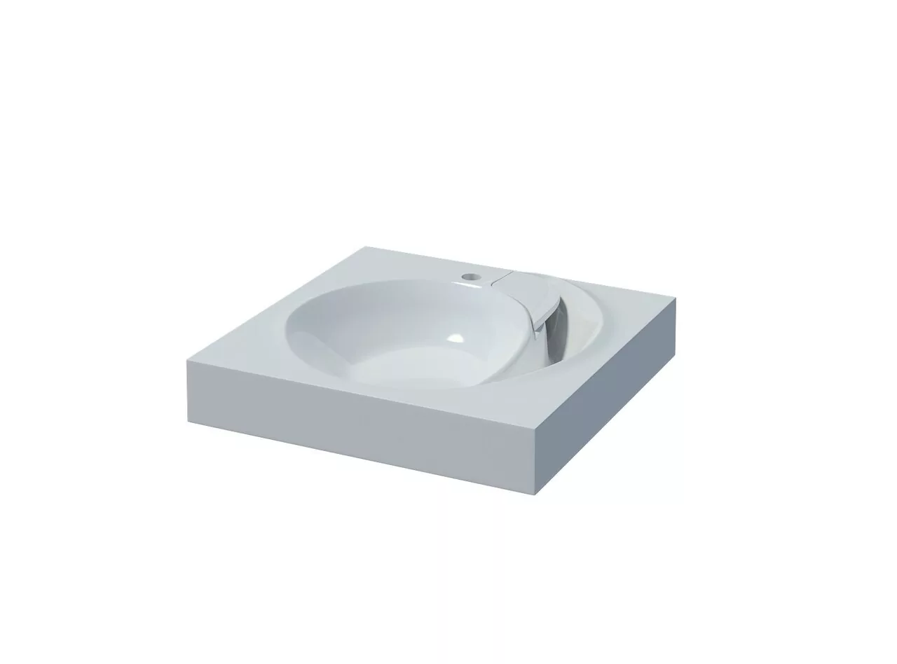 Раковина Stella Polar Киото 60х60 белая от магазина Vanna-Vanna.ru!