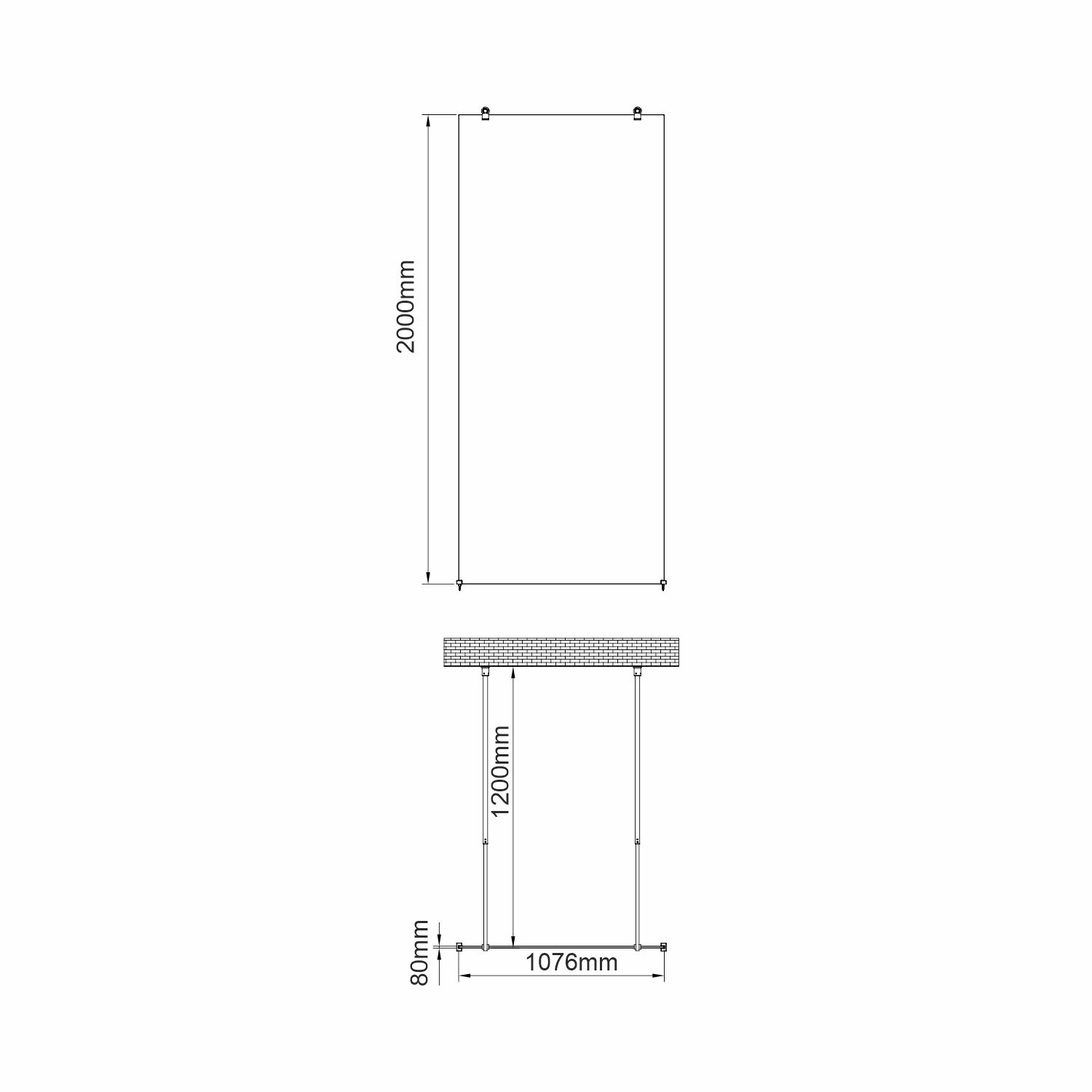 Душевая перегородка WasserKRAFT Vechte 60W46 хром