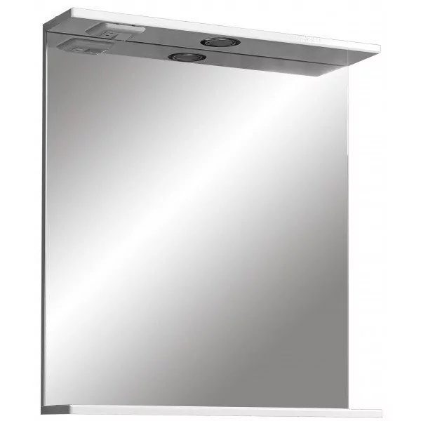 Зеркало Stella Polar Ванесса 60 свет, белый