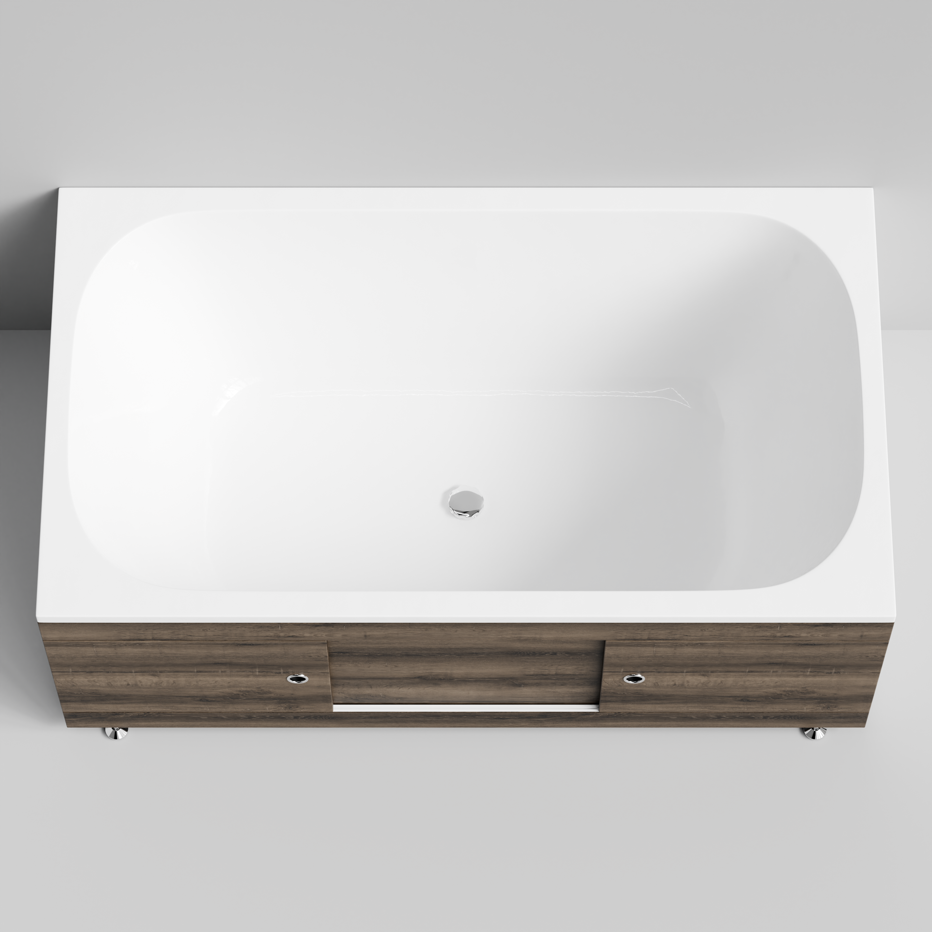 Экран под ванну Vod-ok Купе 150 раздвижной Дуб крымский коричневый