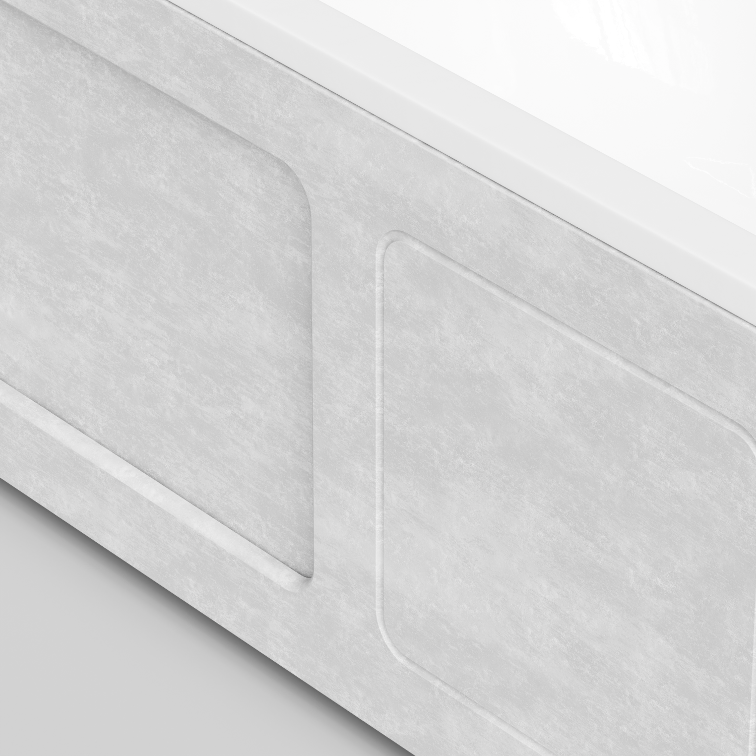 Экран под ванну Vod-ok Хит 180 раздвижной Белый камен