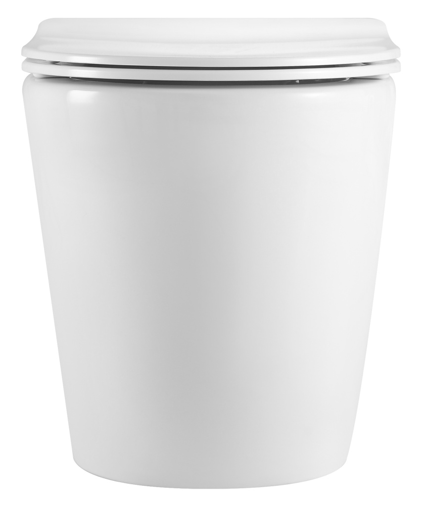 Унитаз Iberica Blanca Bilbao Alto IB.BLA.334.1B1 напольный, безободковый, Tornado, белый