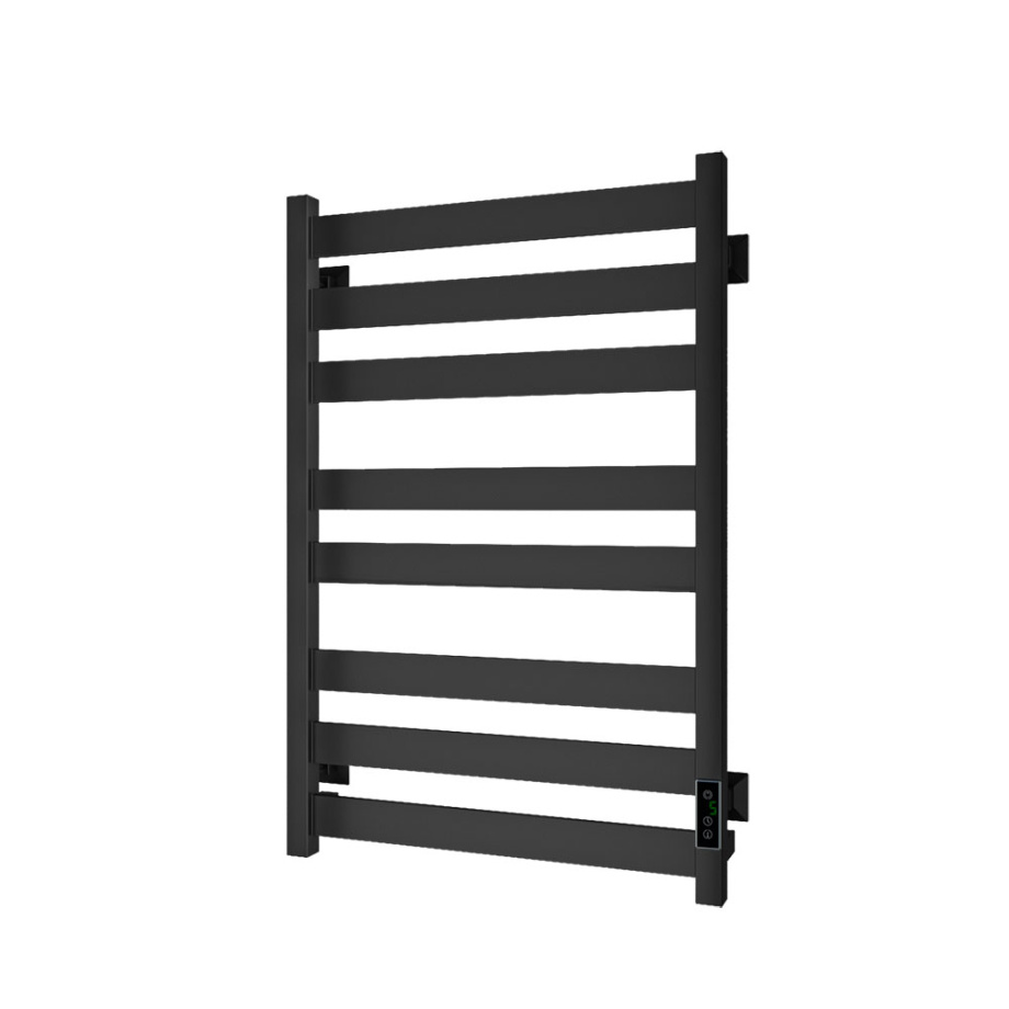 Полотенцесушитель электрический Veconi Piatto P8050B 500х800, черный