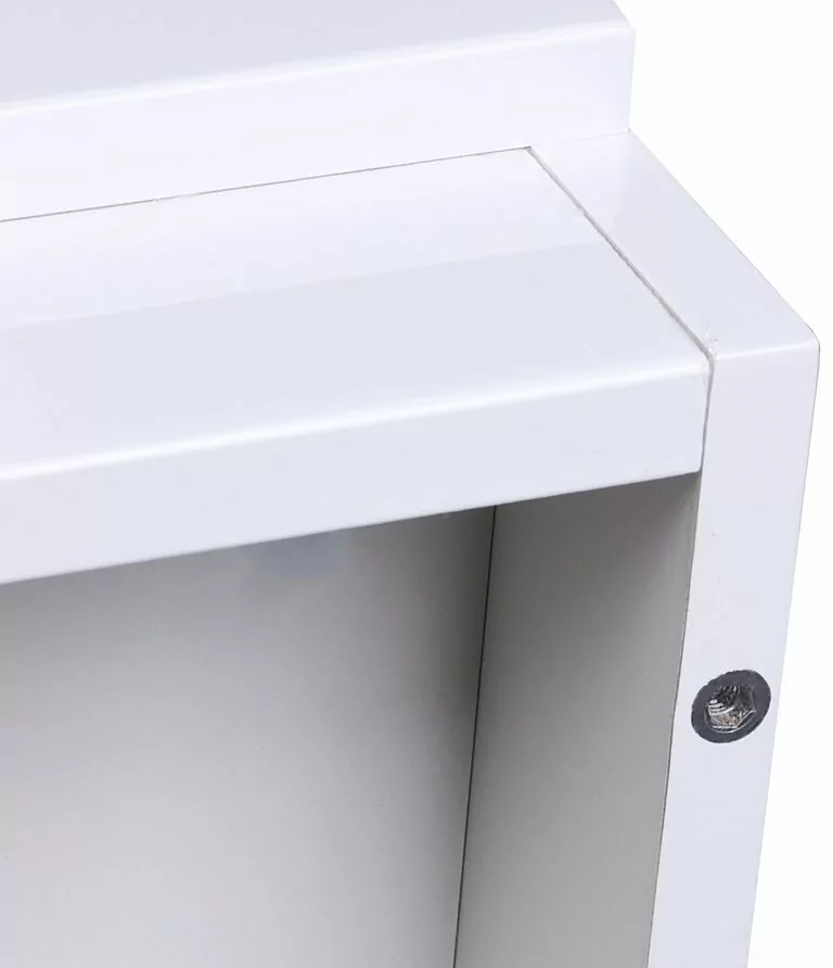 Тумба напольная Style Line Даллас 150 люкс plus ПВХ с раковиной Даллас 150 под стиральную машину, 3 ящика, правая, белая