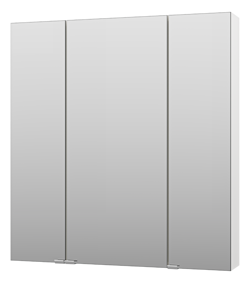 Зеркало-шкаф Misty Аура 75 белый