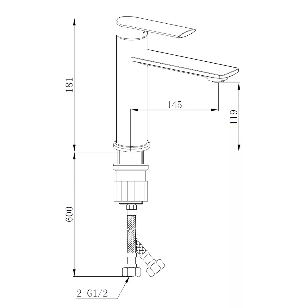 Смеситель для раковины BochMann MIMI BM8591 хром