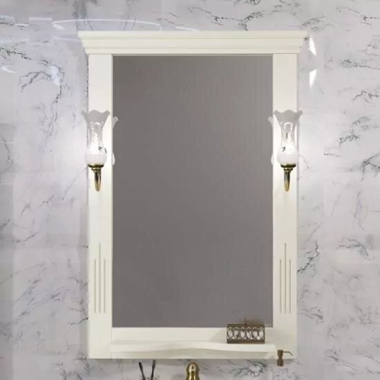 Зеркало Opadiris Риспекто 65 свет, слоновая кость