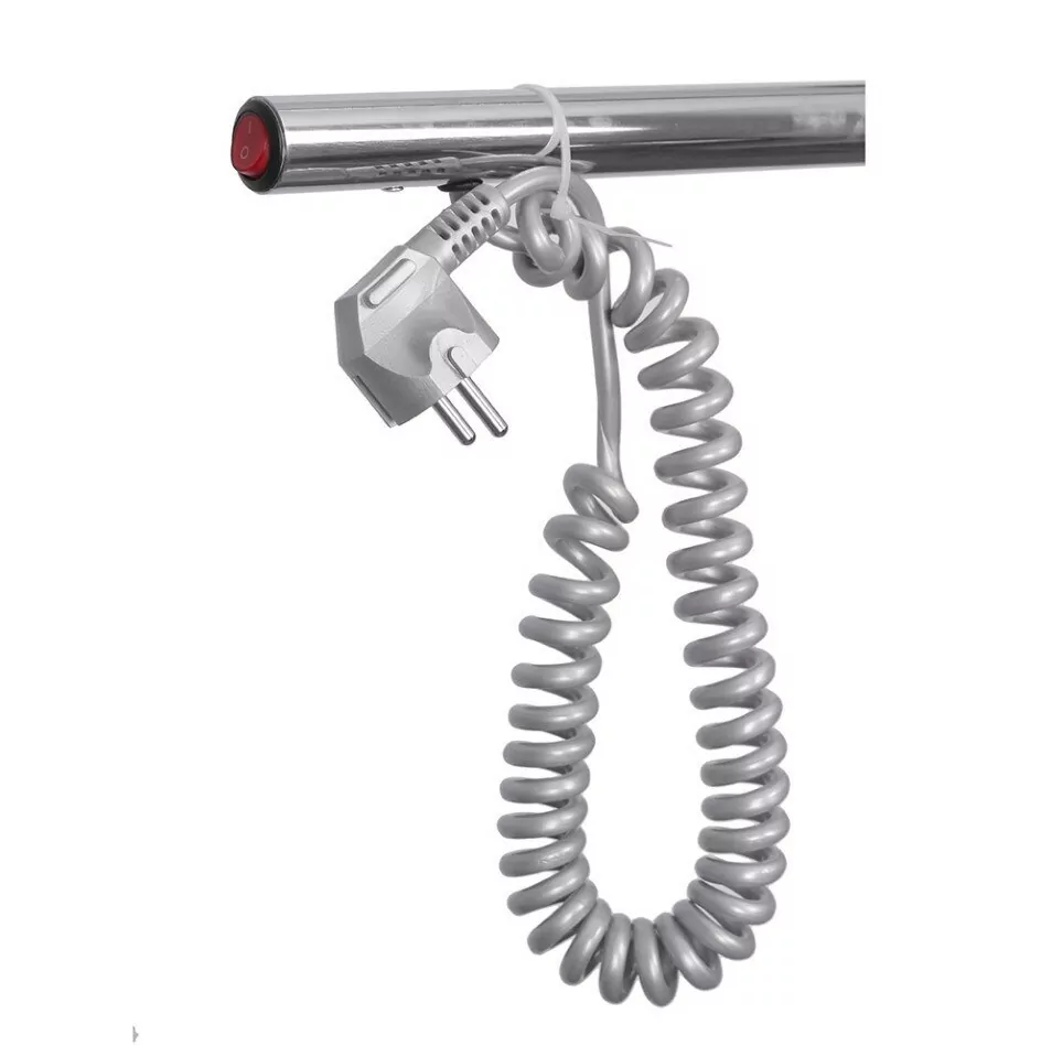 Полотенцесушитель электрический Domoterm 107-25 60х60 L левый, хром