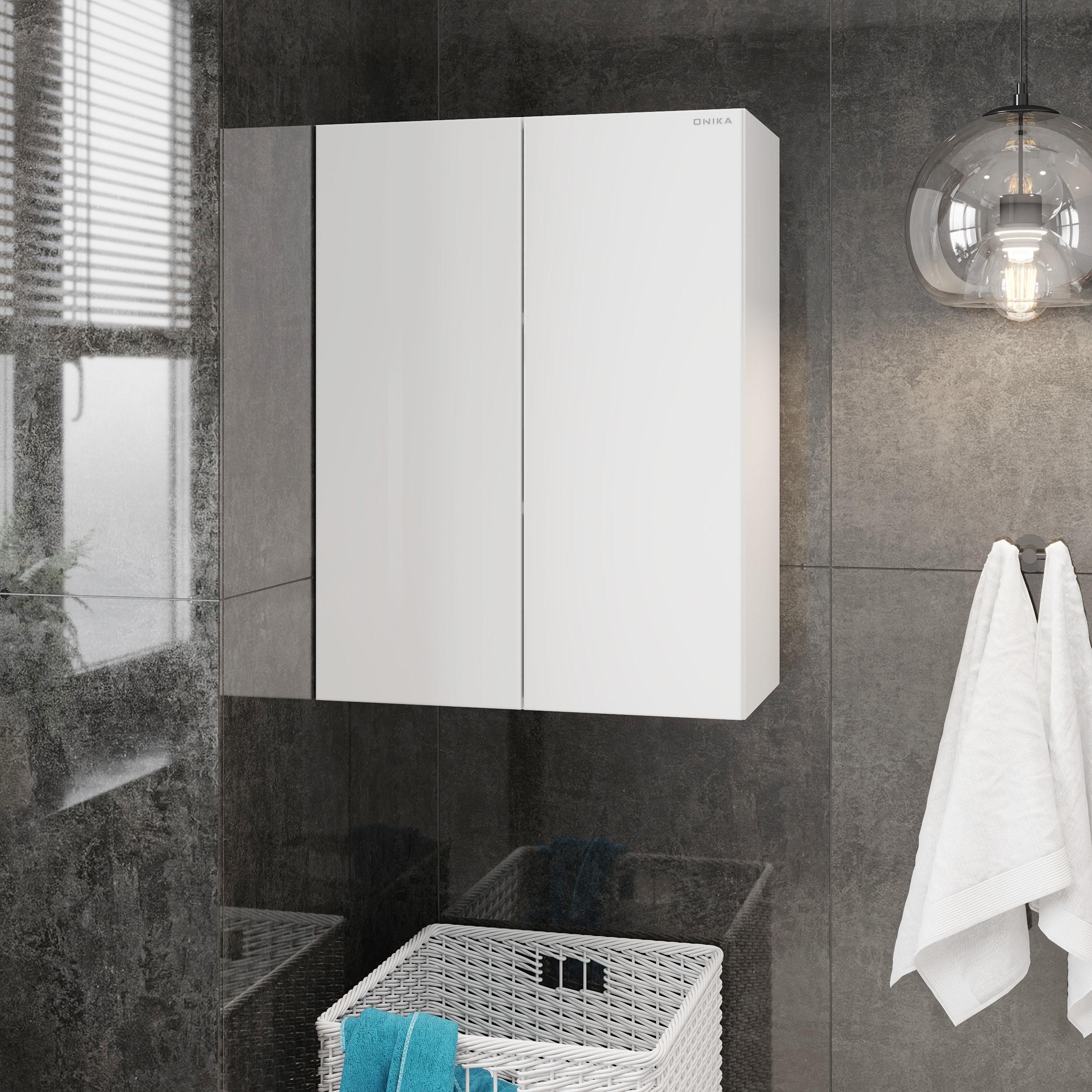 Шкаф навесной Onika Маркус 60 белый (разборный) Шкаф навесной Onika Маркус 60 белый (разборный)