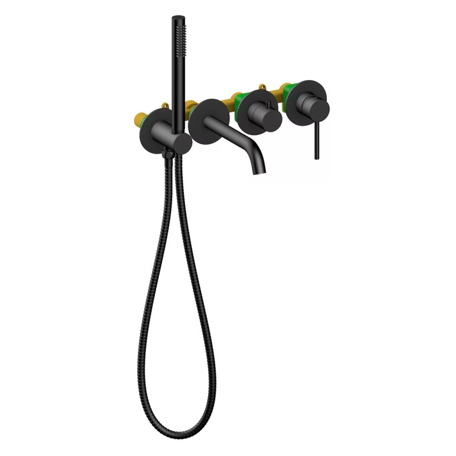 Смеситель для ванны Timo Saona 2314/03YSM черный матовый