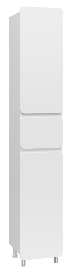 Пенал Misty Чегет 35 напольный, R, белый