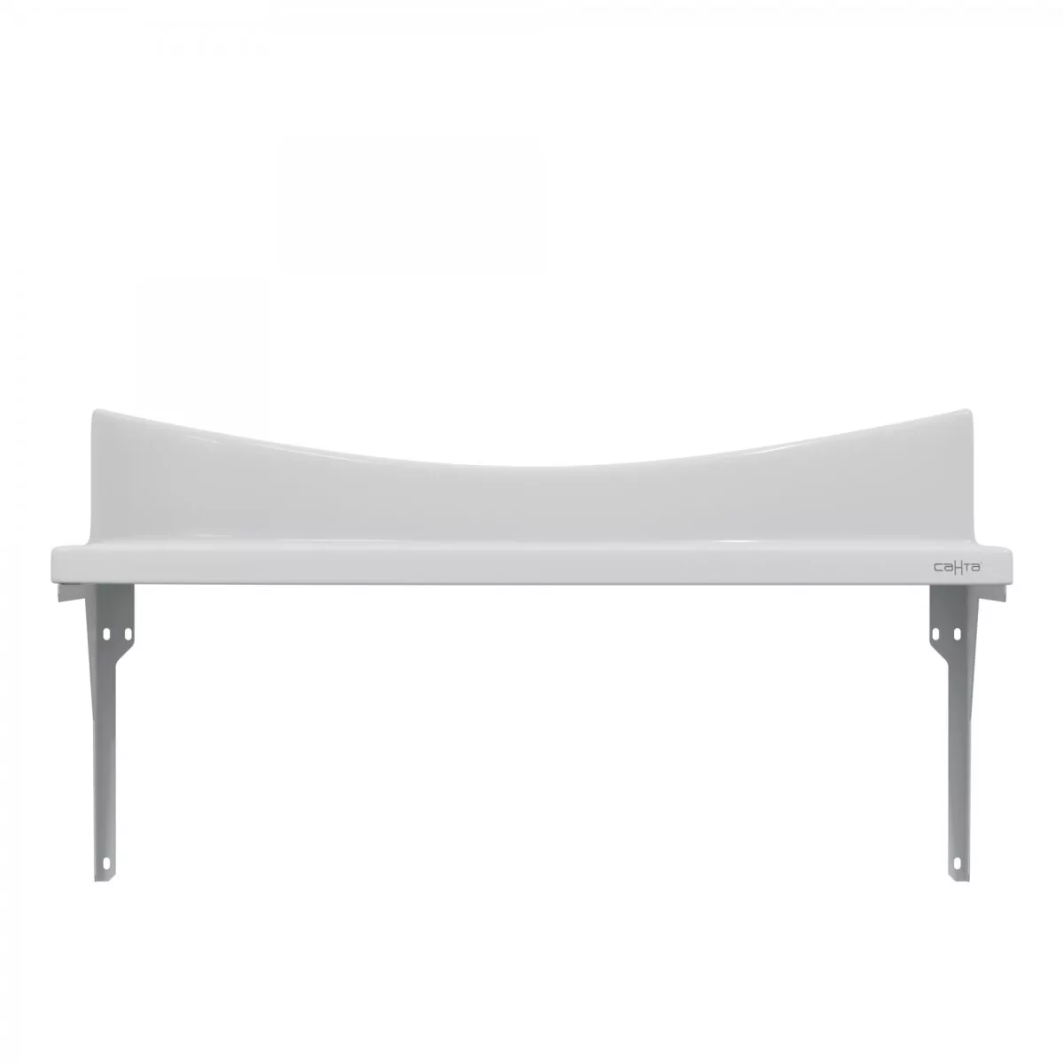 Столешница с раковиной Санта Вега 70 на кронштейнах, белая