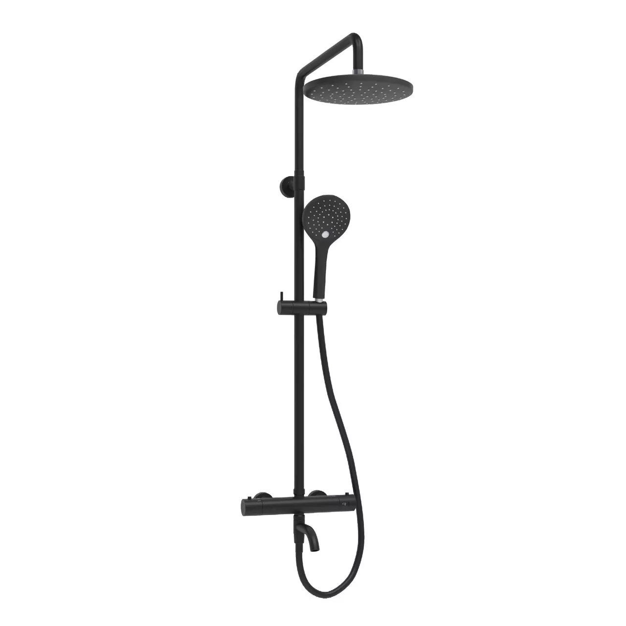 Душевая стойка WasserKraft A288.077.078.BM Thermo черный Soft-touch