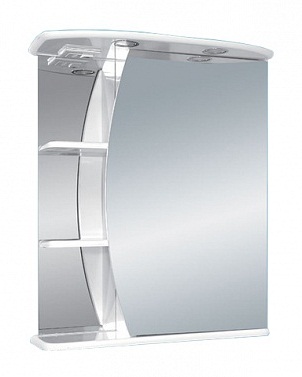 Зеркало-шкаф Misty Луна 60 R, белый