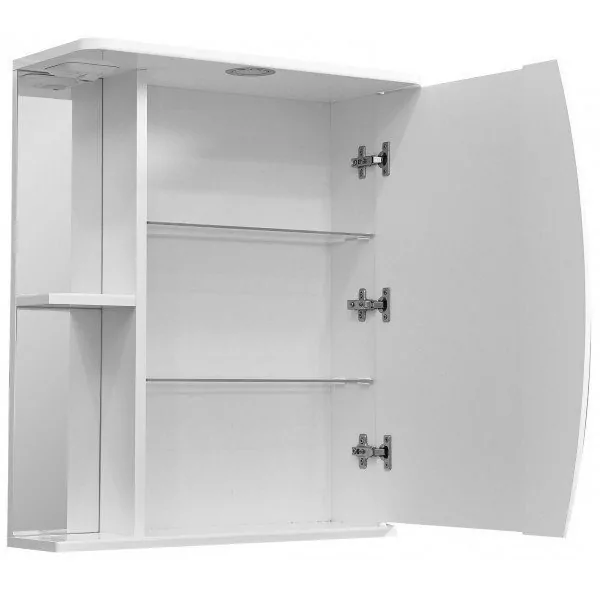 Зеркало-шкаф Stella Polar Волна Лана 60 R свет, белый