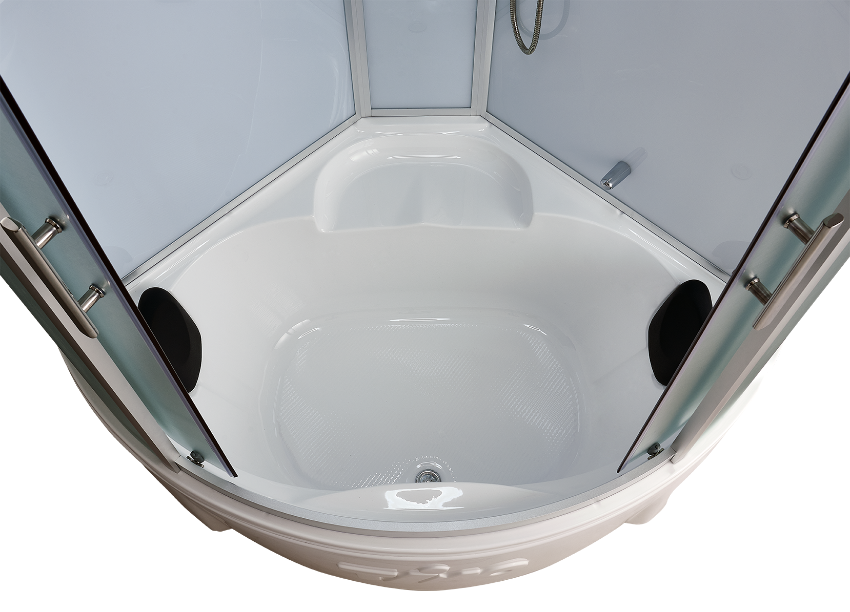 Душевая кабина Timo Standart Т-6635 Silver F (130*130*220), турецкая баня хамам