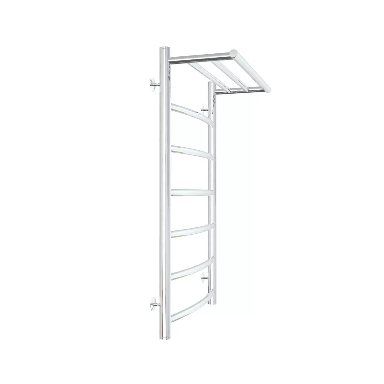 Полотенцесушитель водяной Laris Классик П7 500х800 с полкой, хром