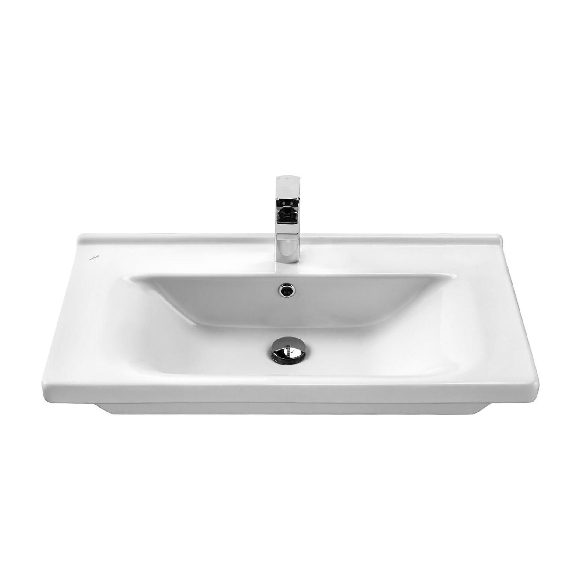 Тумба подвесная SanStar Велья 70 с раковиной Миранда 70 (комплект), белая