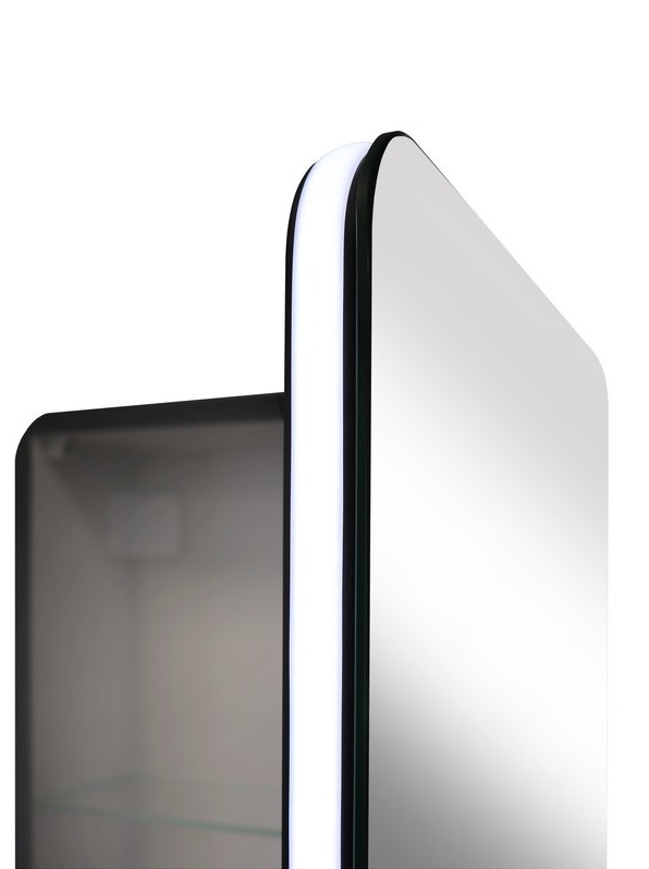 Пенал EQUIL Eltoro подвесной black LED 360х156