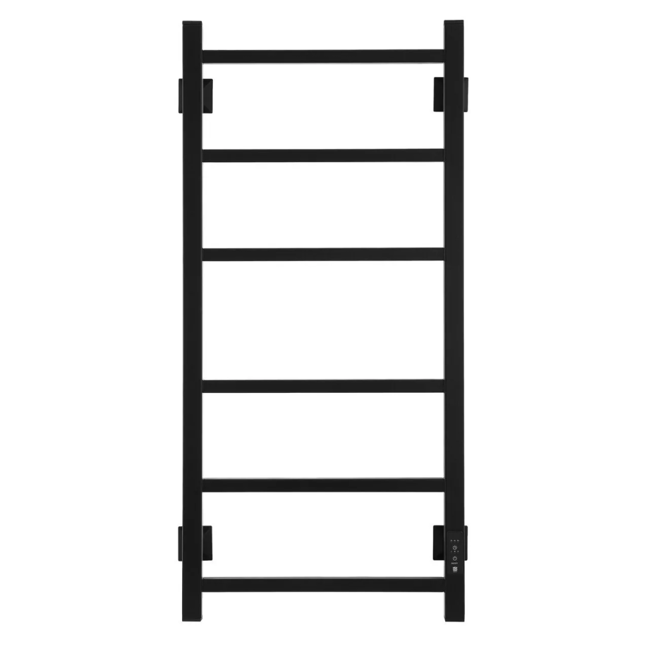 Полотенцесушитель электрический Energy Cube 900х400 с таймером, черный матовый