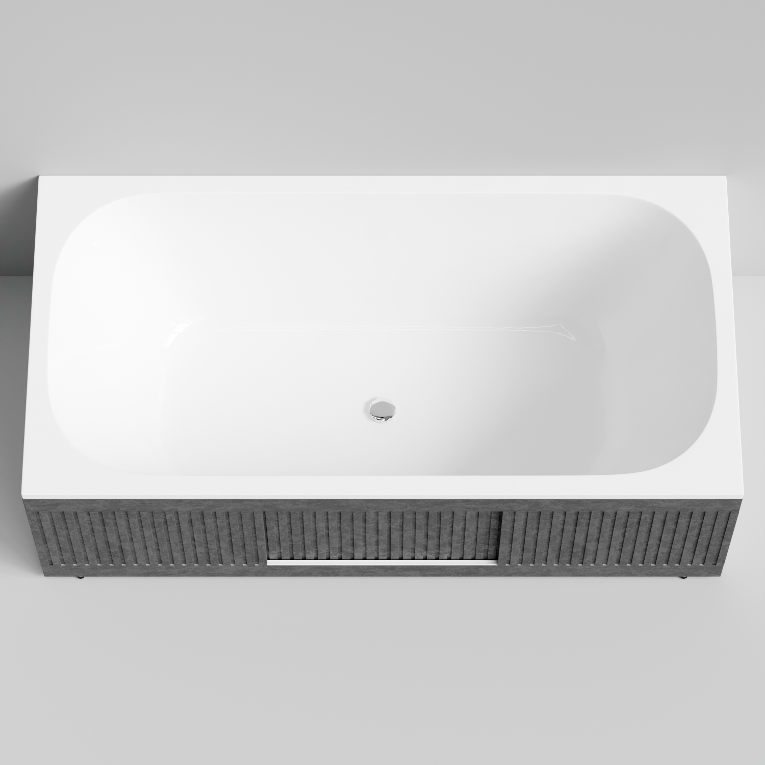 Экран под ванну Vod-ok Тач 170 раздвижной Серый камень