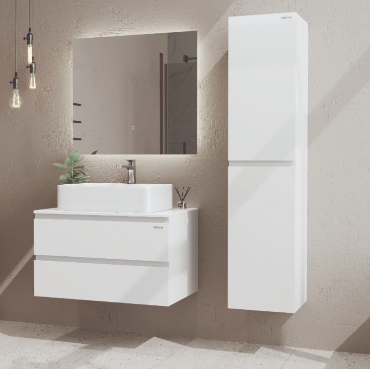 Пенал Onika Алеста 35 L/R подвесной, белый