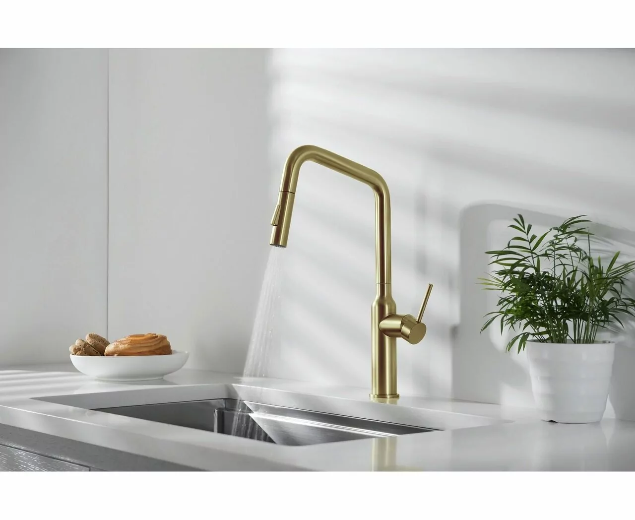 Смеситель для кухни Timo Saona 2386/17FL матовое золото