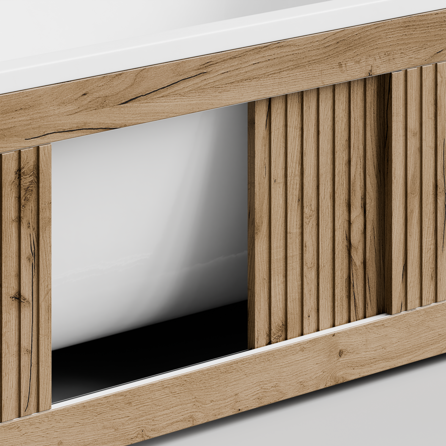 Экран под ванну Vod-ok Тач 180 раздвижной Дуб Тортуга