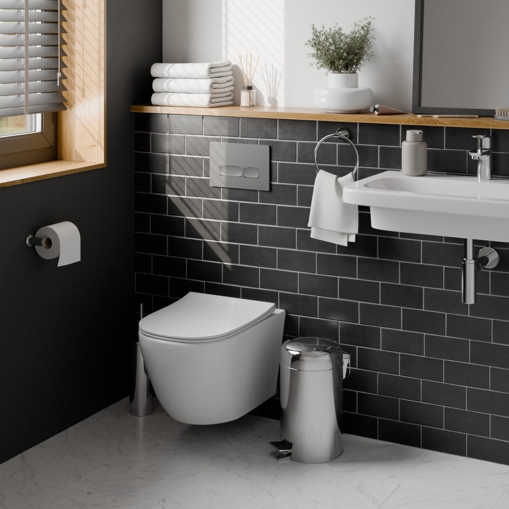 Унитаз IBERICA BLANCA BILBAO ALTO BIDE IB.BLA.234.1B1B подвесной, безободковый, Tornado, белый