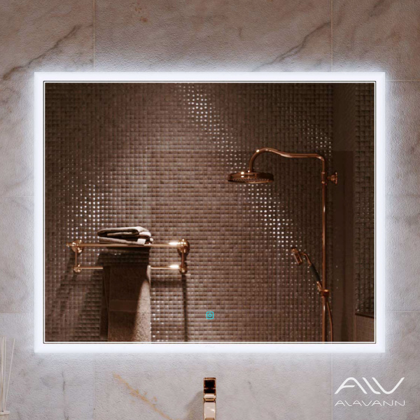 Зеркало Alavann Emma 100 свет, антизапотевание, сенсор