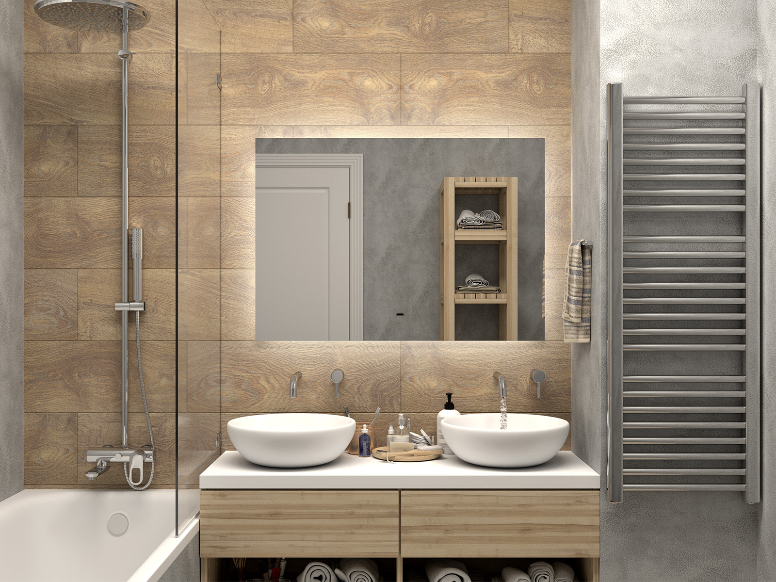 Зеркало Misty Нембус 1000x700