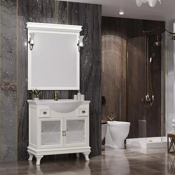 Зеркало Opadiris Борджи 85 свет, слоновая кость