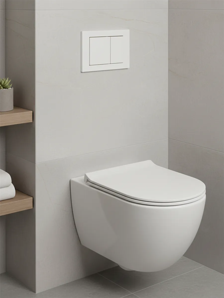 Инсталляция для унитаза с кнопкой для смыва Grocenberg GS3050-KP3080W белый от магазина Vanna-Vanna.ru!