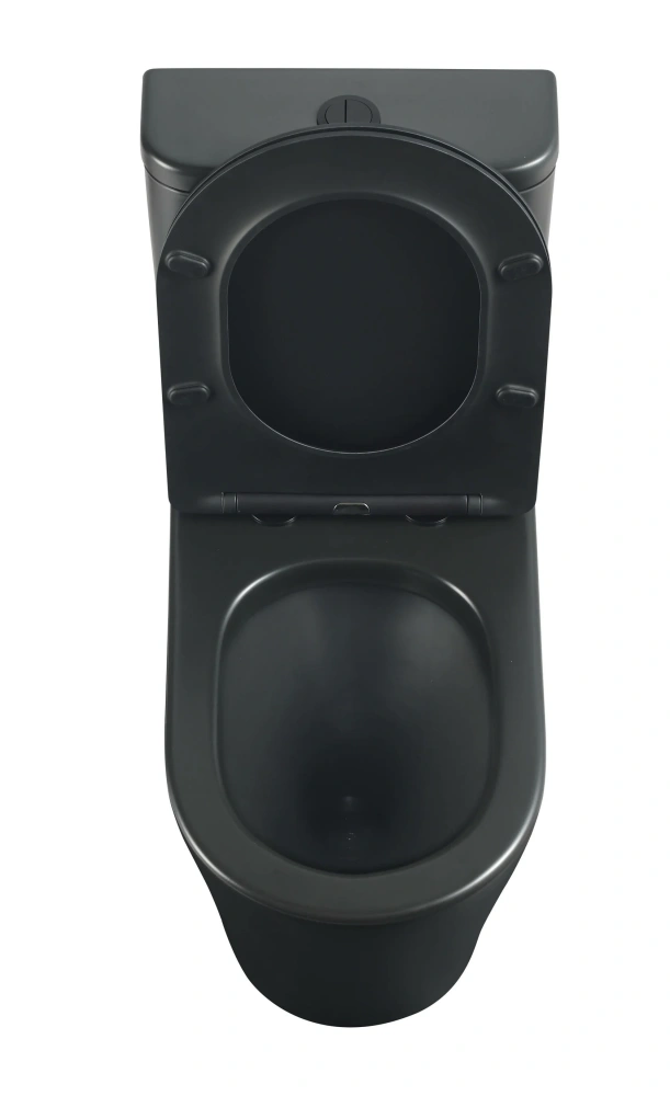 Унитаз SantiLine SL-5026MB напольный, безободковый, торнадо, черный матовый от магазина Vanna-Vanna.ru!