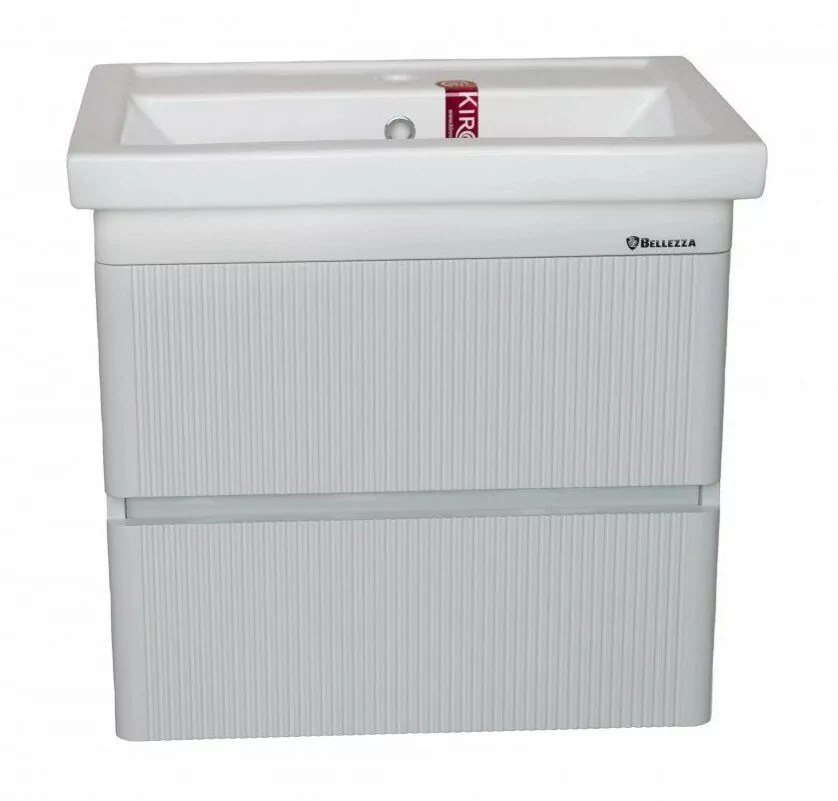 Тумба с раковиной Bellezza Эмилия 60 подвесная белая