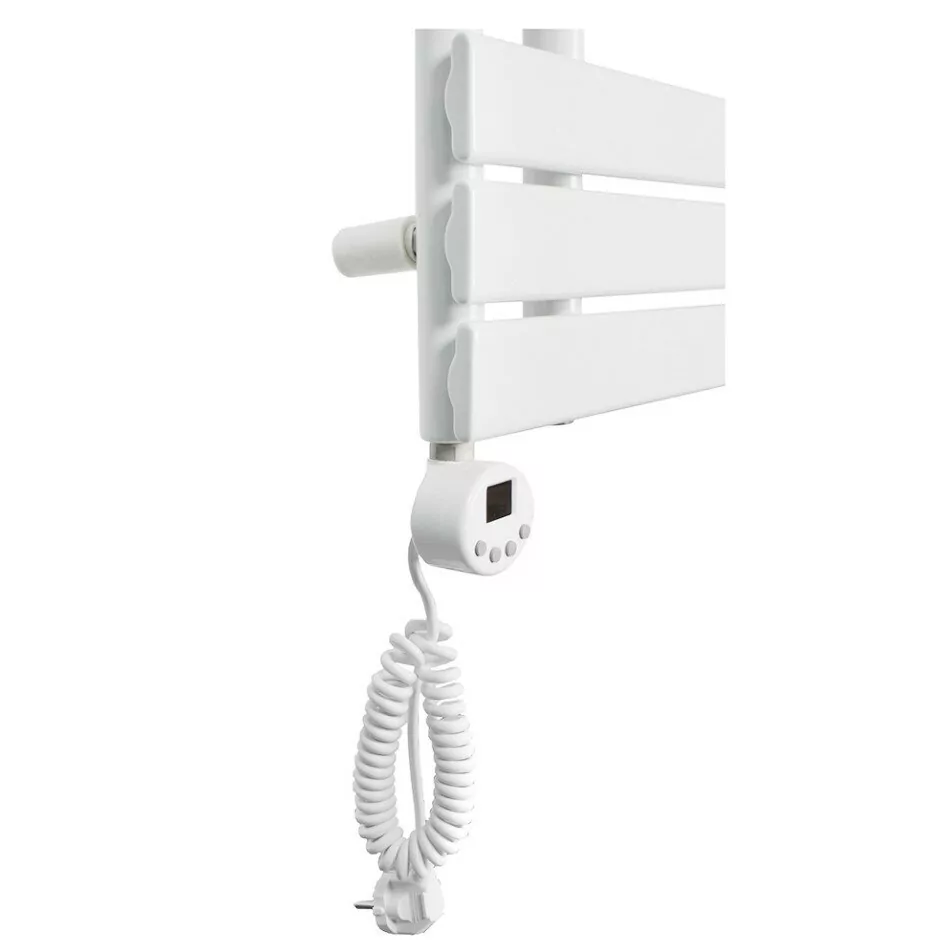 Полотенцесушитель электрический Domoterm Вита П9 500х748 EL левый, белый матовый