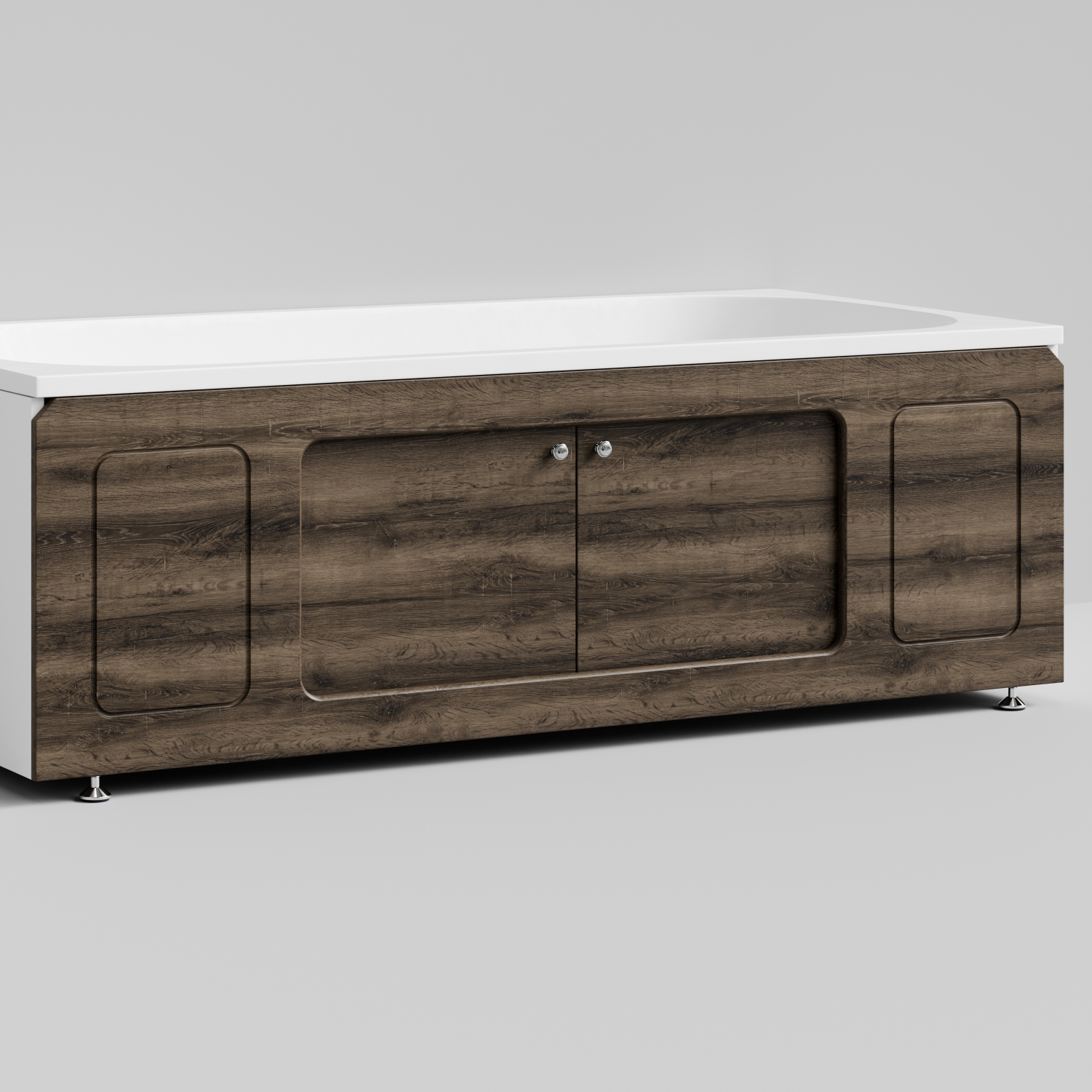 Экран под ванну Vod-ok Лидер 170 раздвижной Дуб крымский коричневый