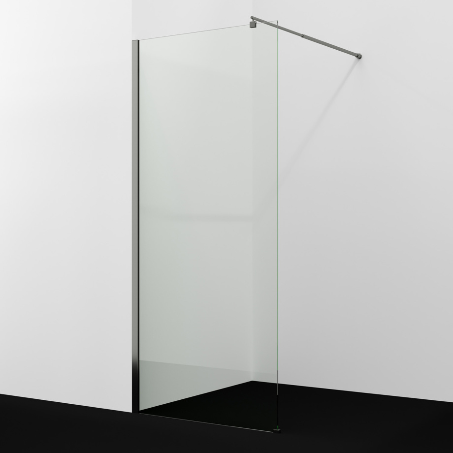 Душевая перегородка WasserKRAFT Rur 30W39GR, графит