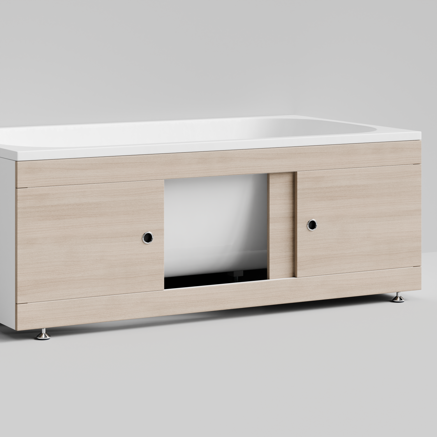 Экран под ванну купе Vod-ok 150 раздвижной дуб