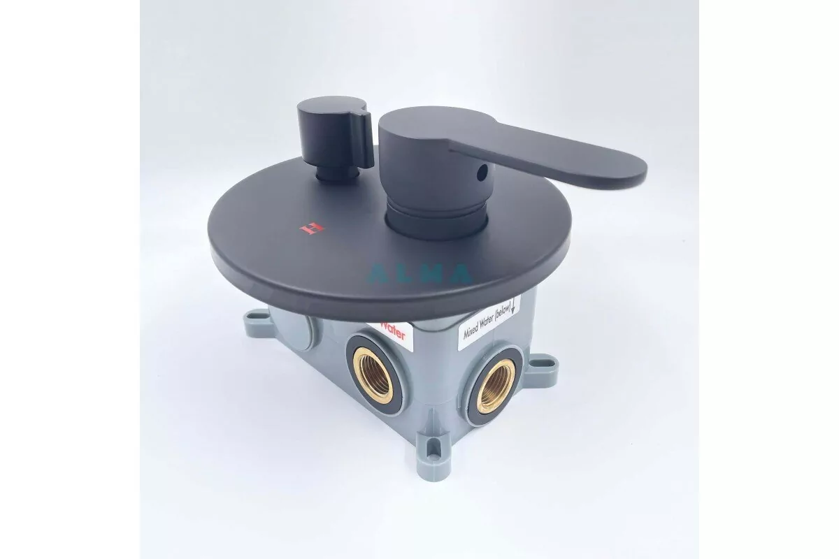 Душевой комплект ALMAes Sakari TVZ-0890 черный матовый