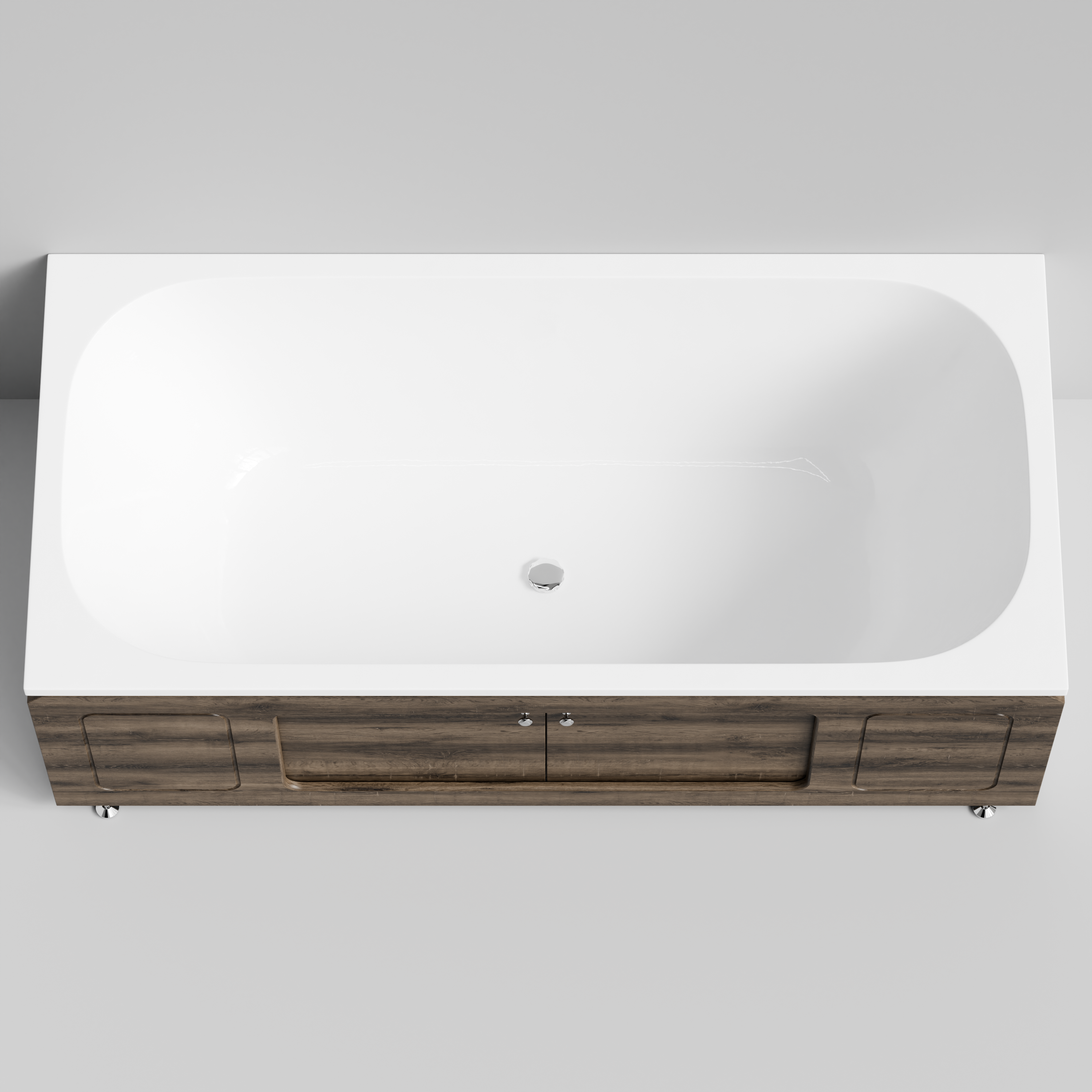 Экран под ванну Vod-ok Лидер 180 раздвижной Дуб крымский коричневый