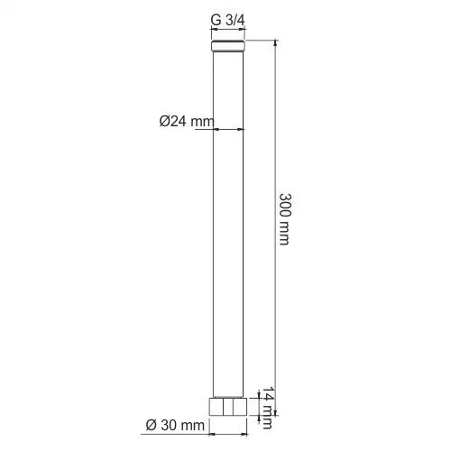 Удлинитель для душевой стойки Wasserkraft A132