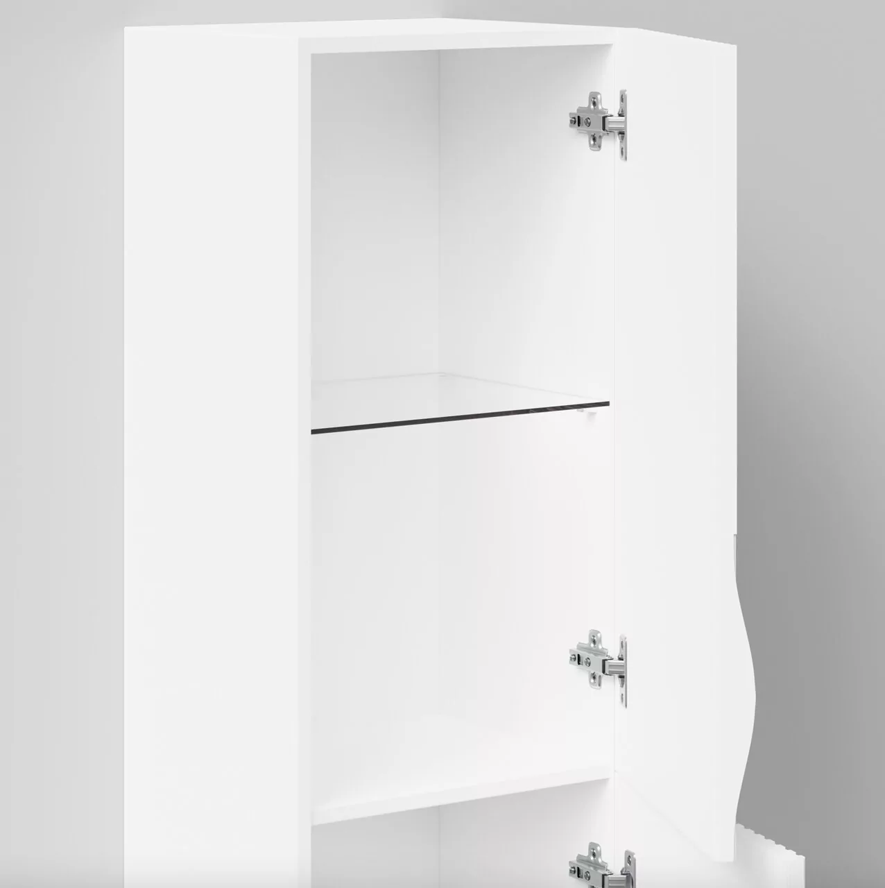 Пенал Vod-ok Elite Эйфория 40 L/R подвесной, F6 полосы вертикальные, белый + 7 цветов