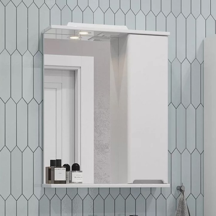 Зеркальный шкаф SanStar Адель/Модена 60 белый