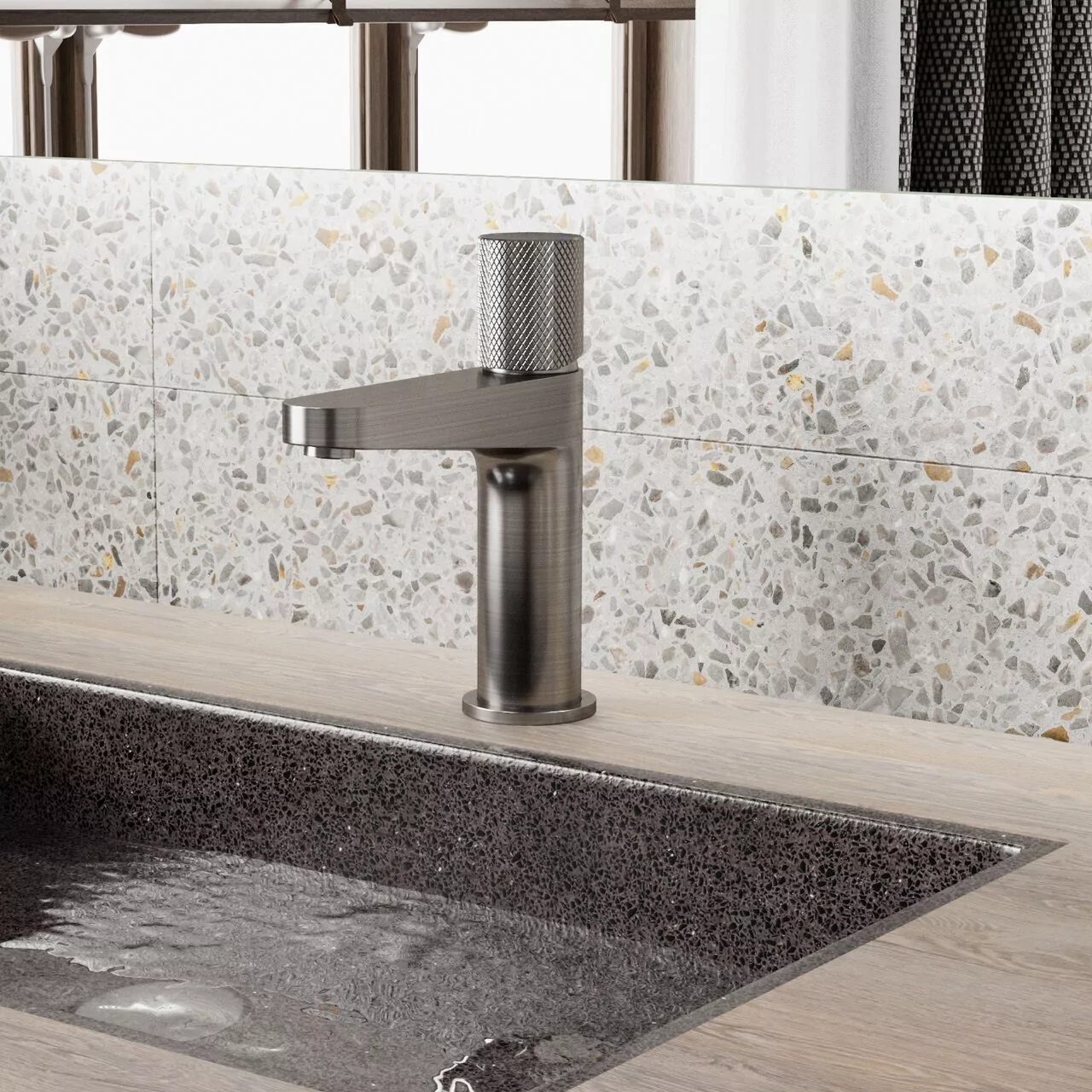 Смеситель для раковины WasserKraft Tauber 6403 никель