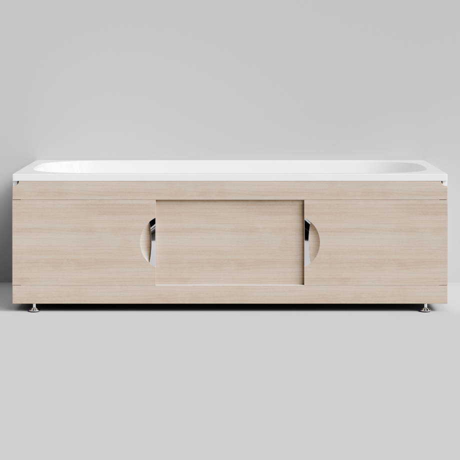 Экран под ванну Vod-ok Топ 180 раздвижной, дуб